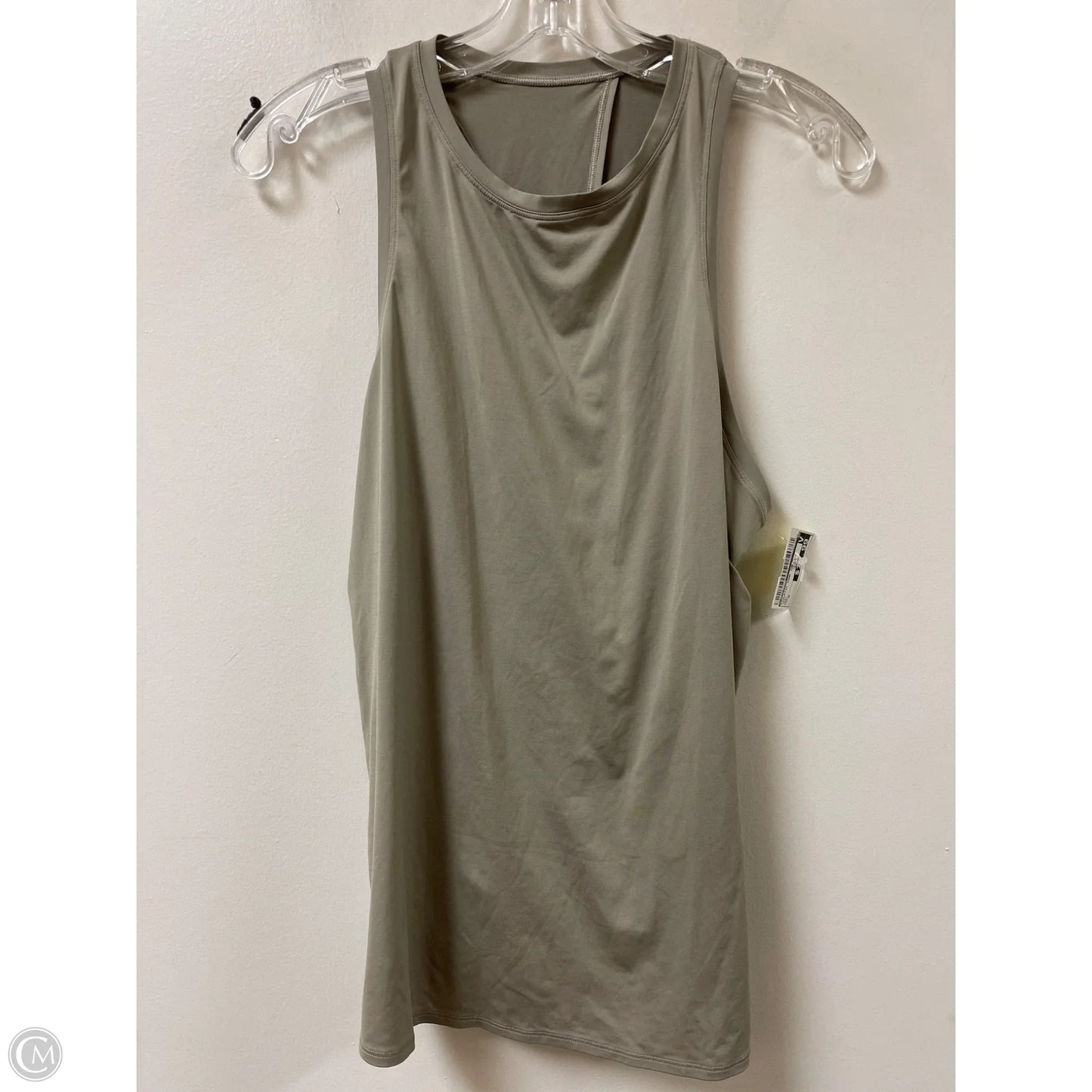Athletic Tank Top By Lululemon In Grey, Size: M