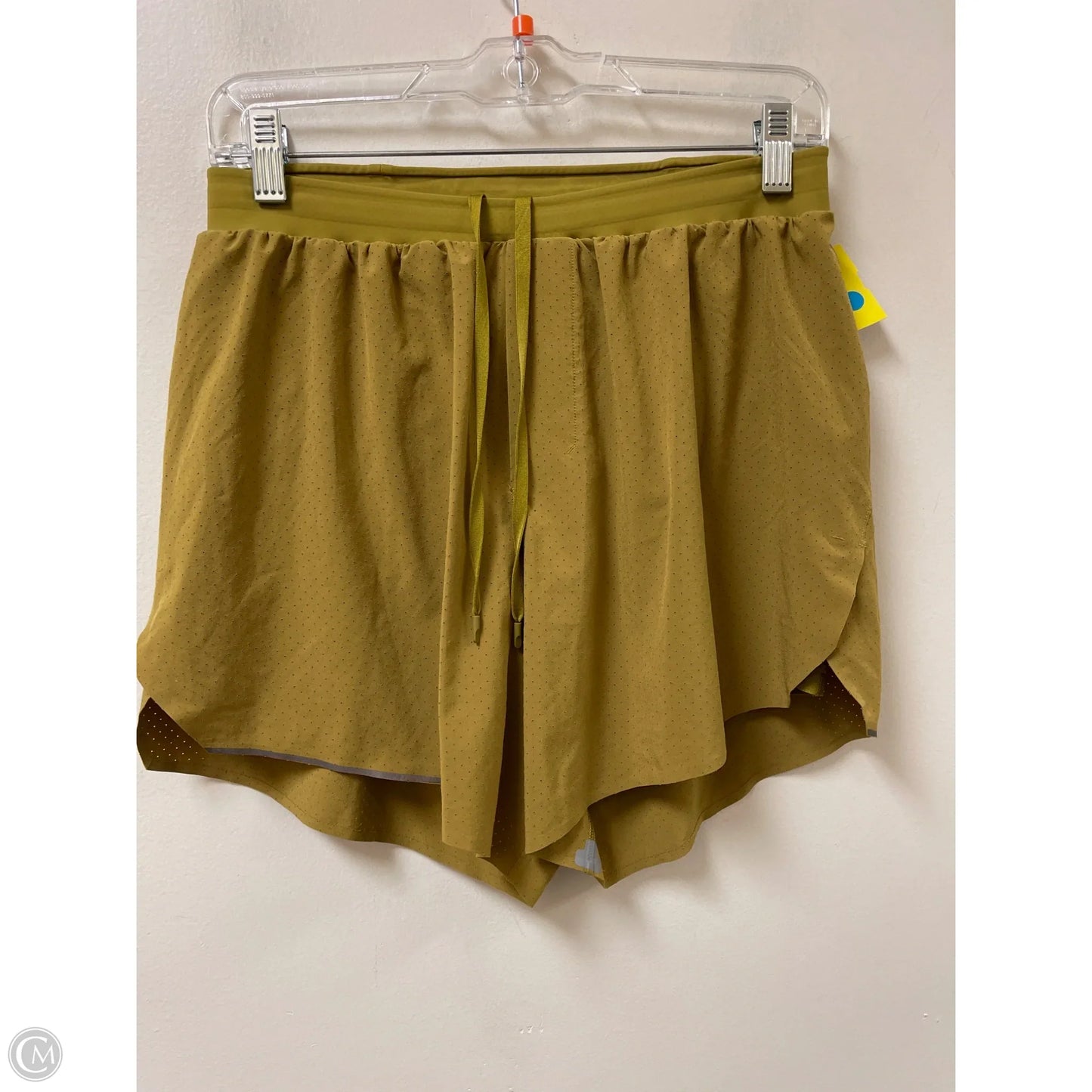 Athletic Shorts By Lululemon In Green, Size: M