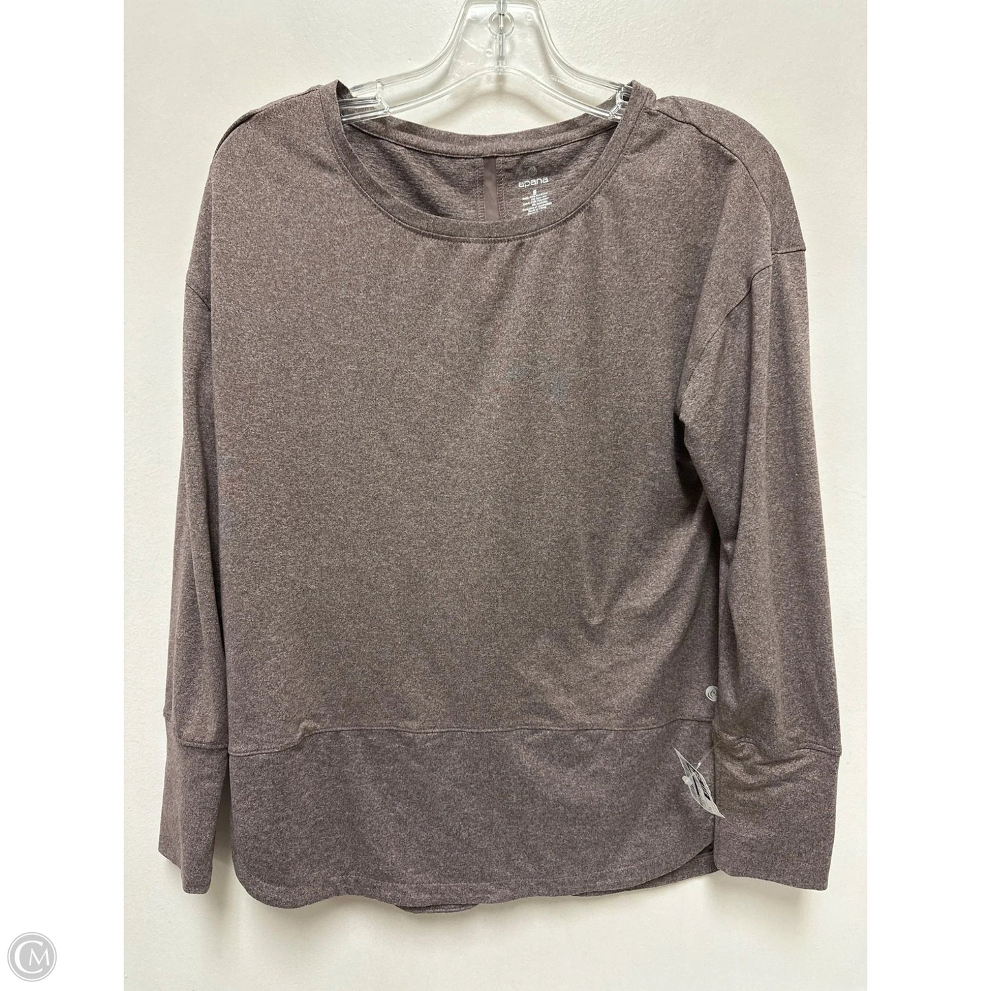 Athletic Top Long Sleeve Crewneck By Apana In Purple, Size: S