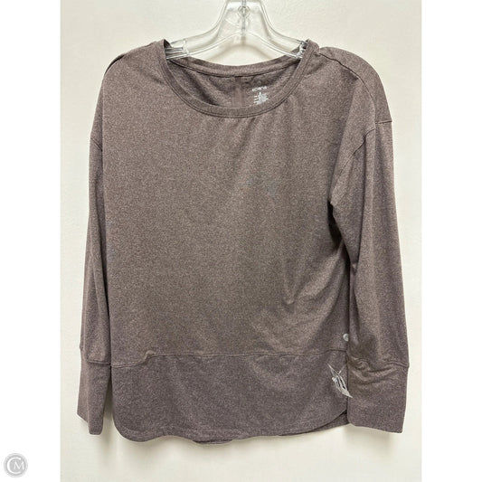Athletic Top Long Sleeve Crewneck By Apana In Purple, Size: S