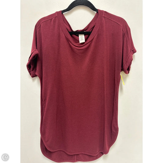 Top Short Sleeve By Matty M In Red, Size: S