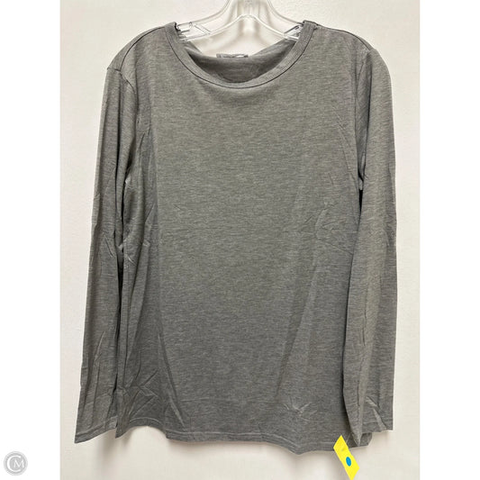 Top Long Sleeve By Clothes Mentor In Grey, Size: M