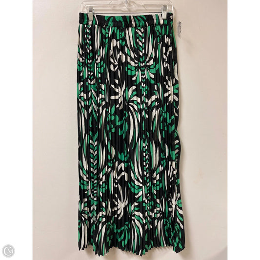 Skirt Maxi By Clothes Mentor In Black & Green, Size: 8