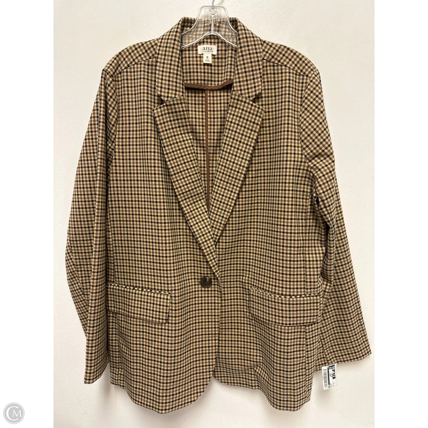 Blazer By Ana In Brown, Size: Xl