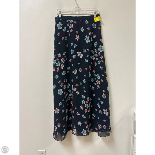 Skirt Maxi By Ann Taylor In Navy, Size: 8
