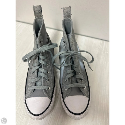 Shoes Sneakers By Converse In Silver, Size: 7