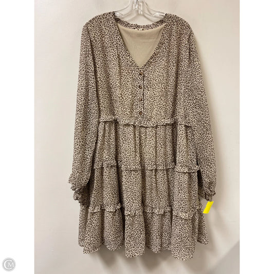 Dress Casual Midi By Jodifl In Animal Print, Size: 2x