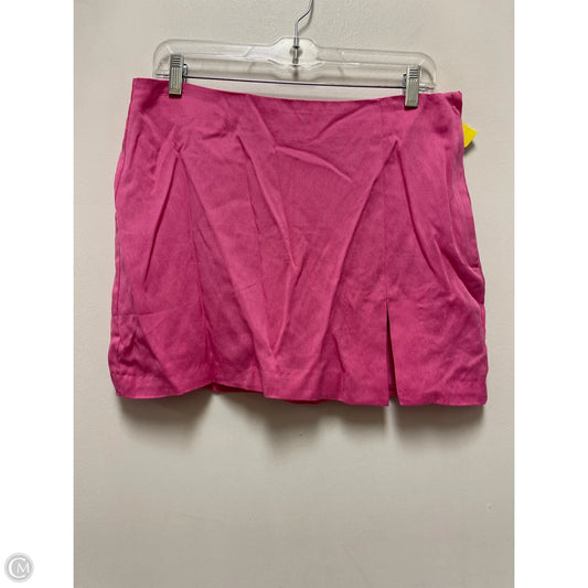 Skirt Midi By H&m In Pink, Size: 10