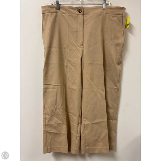 Pants Dress By Ann Taylor In Tan, Size: 18