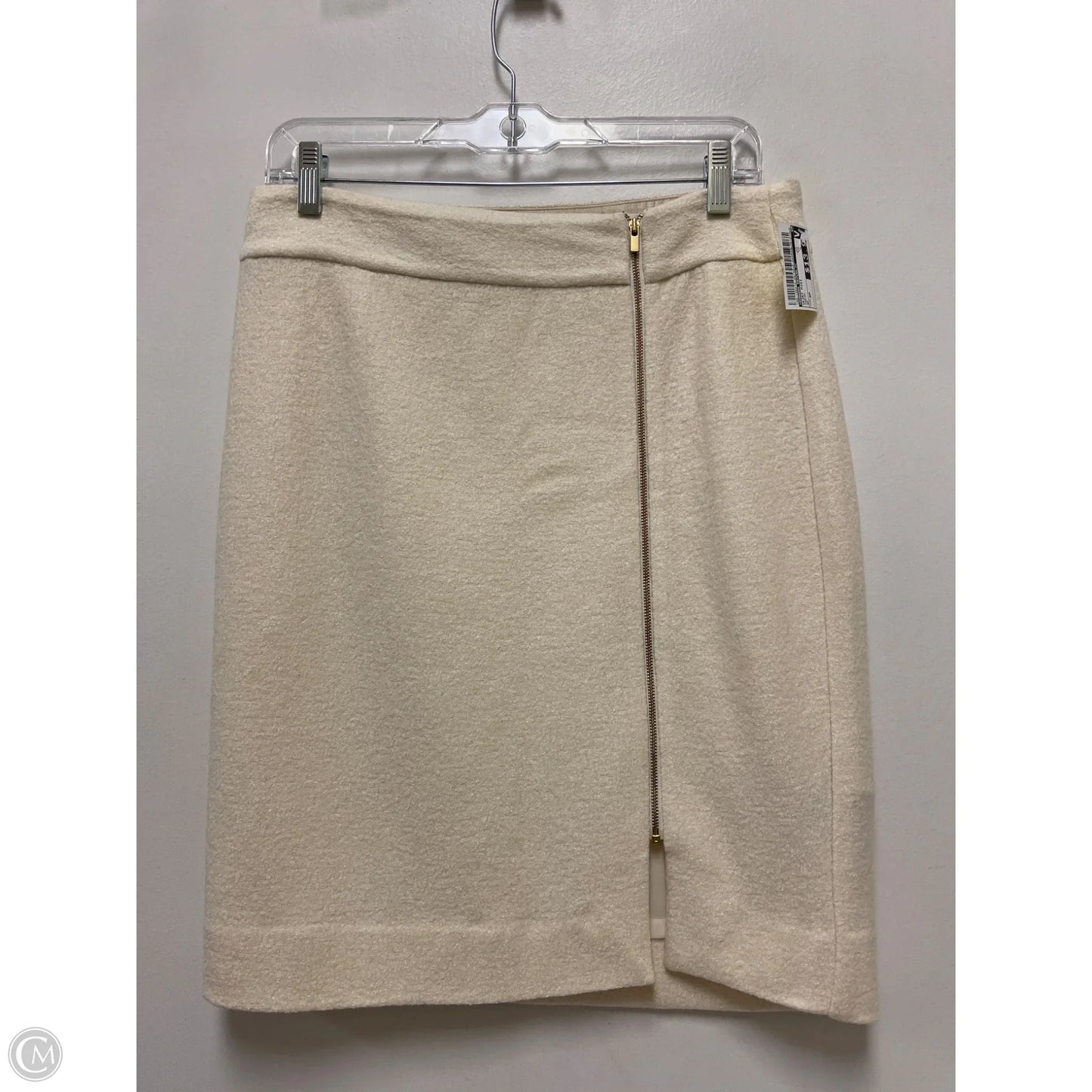 Skirt Midi By Banana Republic In Cream, Size: 8p