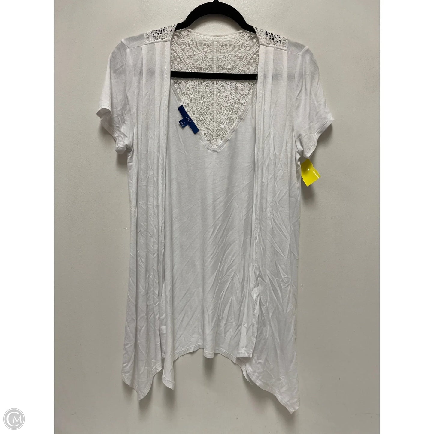 Cardigan By Apt 9 In White, Size: S