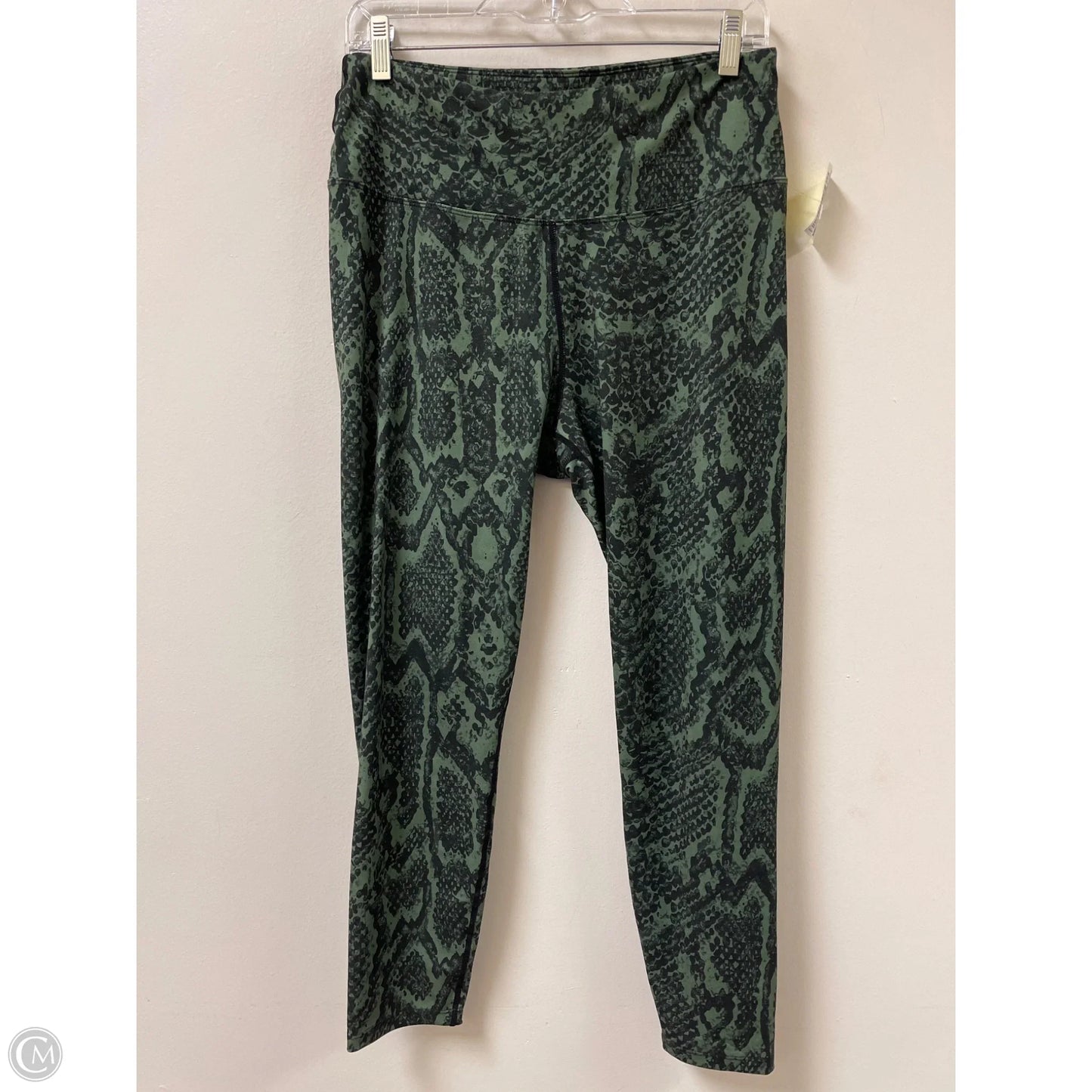 Athletic Leggings By Clothes Mentor In Green, Size: L