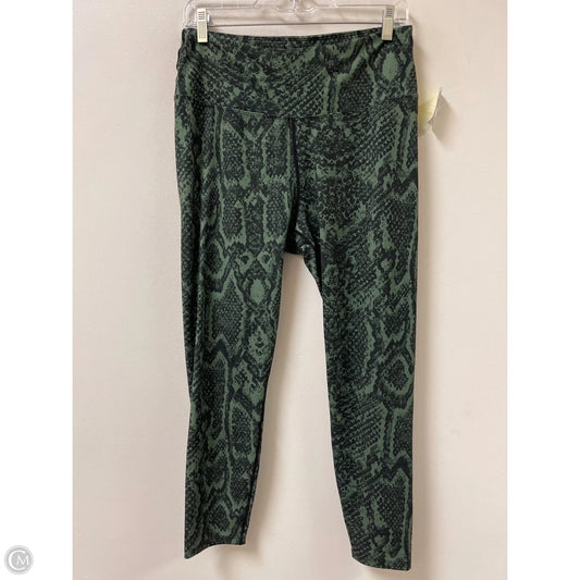 Athletic Leggings By Clothes Mentor In Green, Size: L