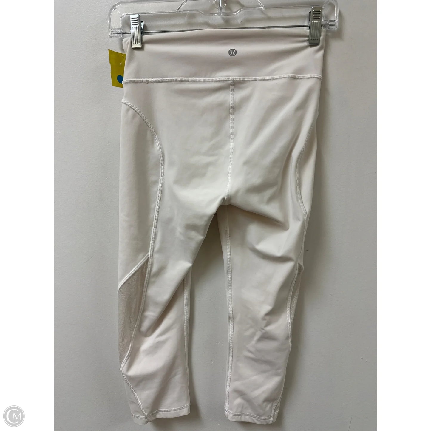 Athletic Leggings By Lululemon In White, Size: 4