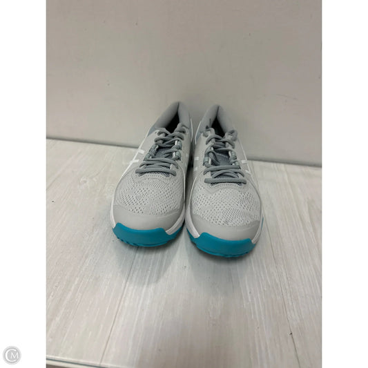 Shoes Athletic By Asics In Blue & Grey, Size: 10