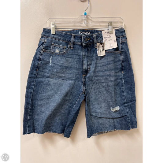 Shorts By Sonoma In Blue Denim, Size: 8