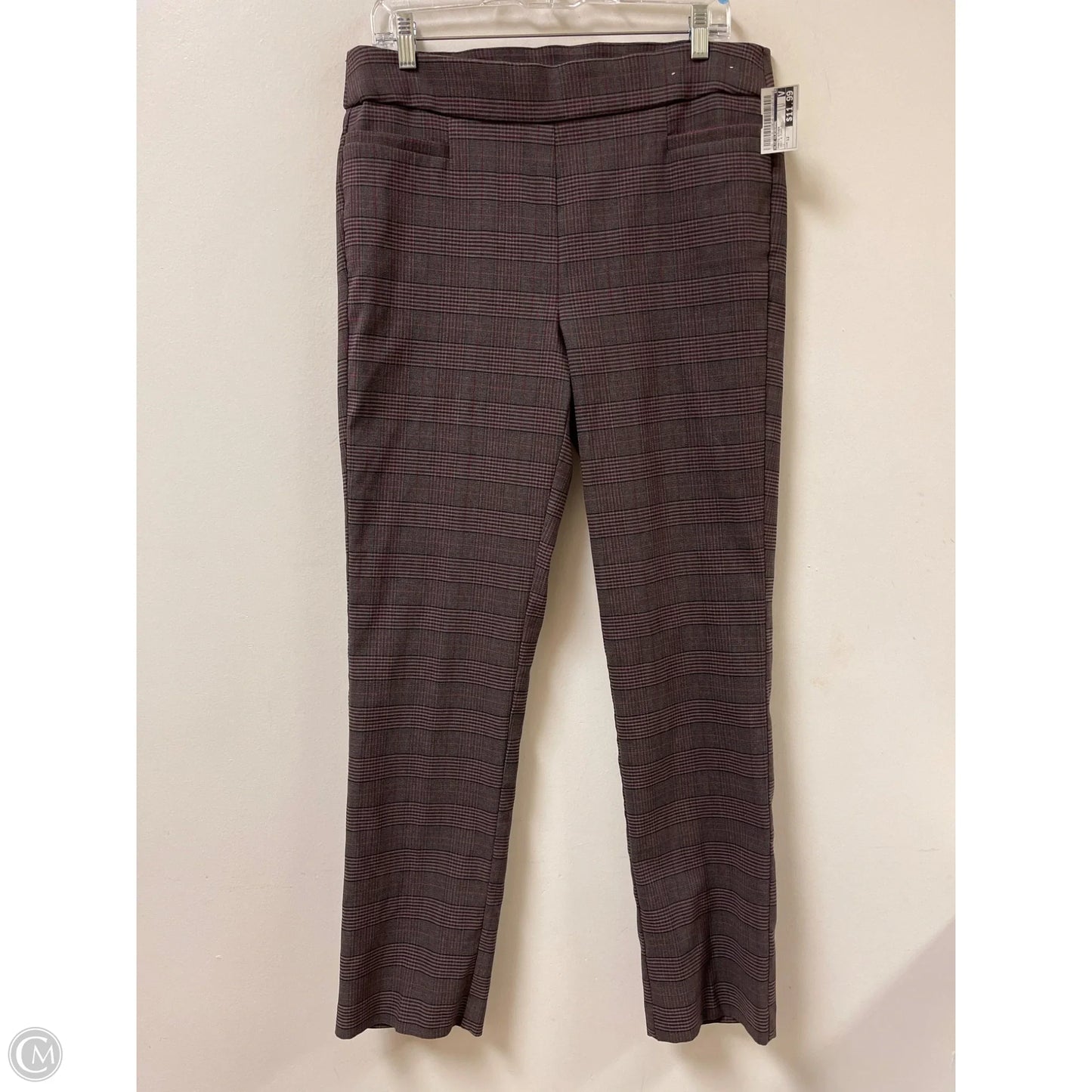 Pants Other By Liz Claiborne In Grey & Purple, Size: 12