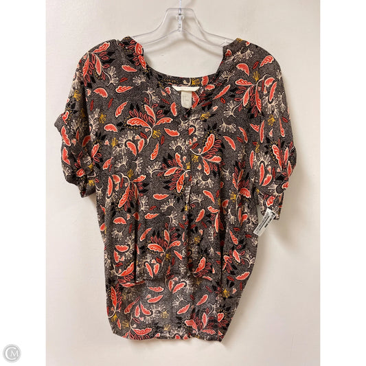 Top Short Sleeve By H&m In Multi-colored, Size: S