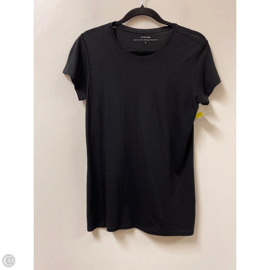 Top Short Sleeve By Vince In Black, Size: M