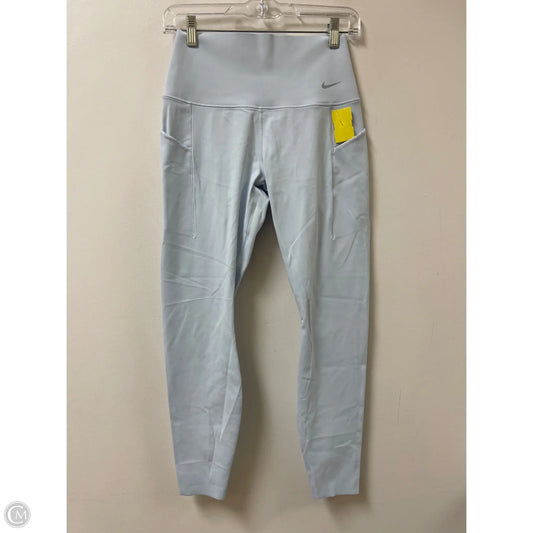 Athletic Leggings By Nike In Blue, Size: M