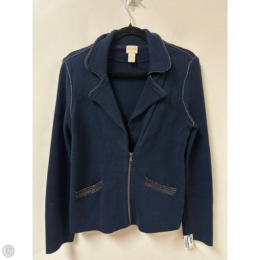 Jacket Other By Chicos In Navy, Size: S