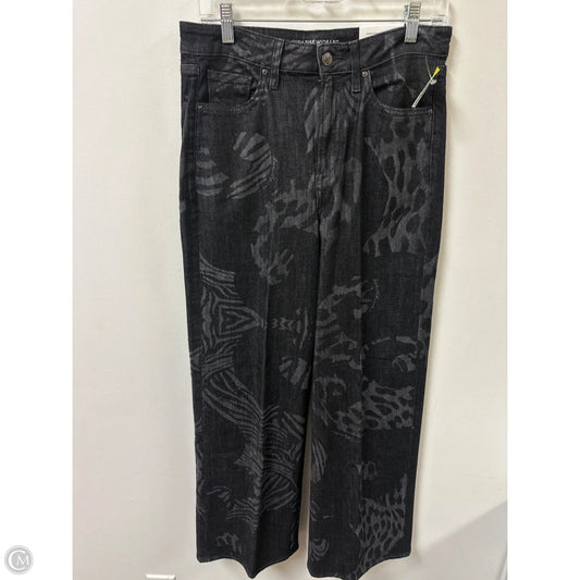 Pants Wide Leg By Chicos In Black & Grey, Size: 8