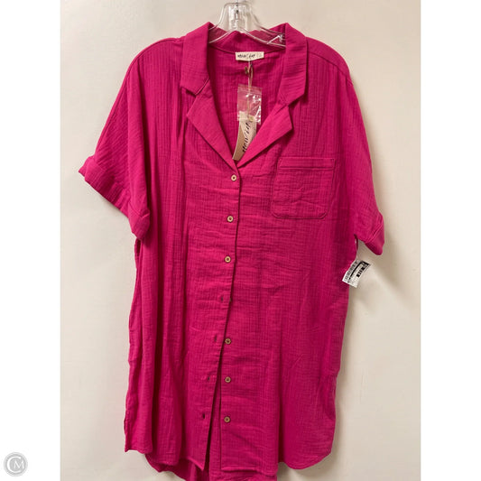 Dress Casual Midi By New In In Pink, Size: L