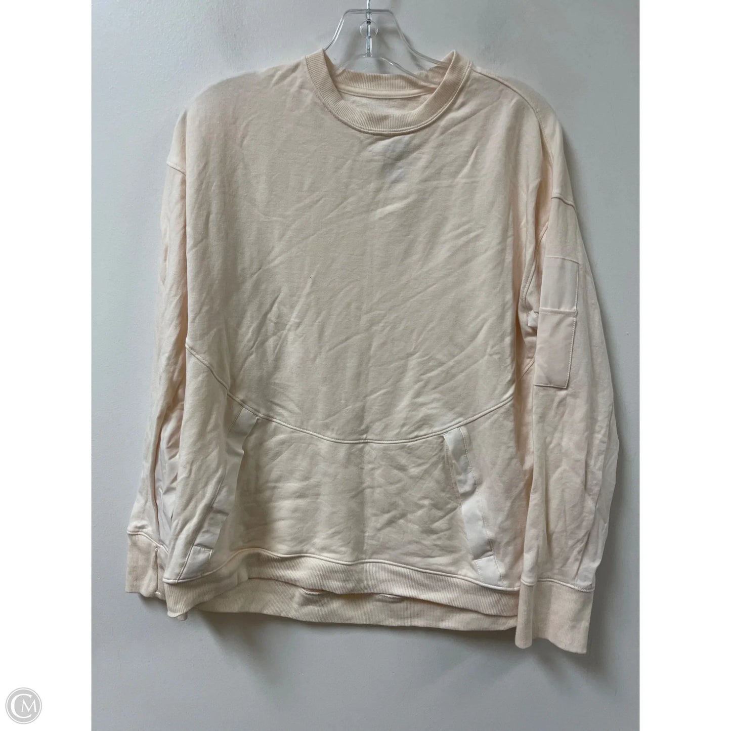 Athletic Sweatshirt Crewneck By All In Motion In Cream, Size: M