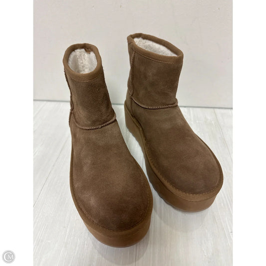 Boots Ankle Flats By Skechers In Brown, Size: 8