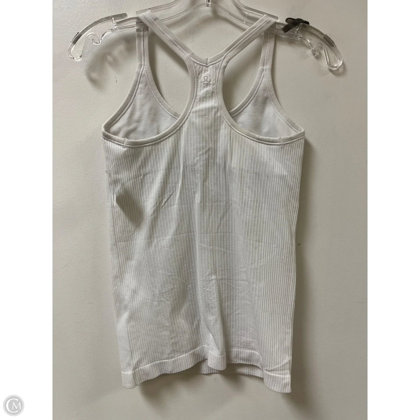 Athletic Tank Top By Lululemon In White, Size: S
