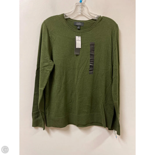 Top Long Sleeve By Banana Republic In Green, Size: L