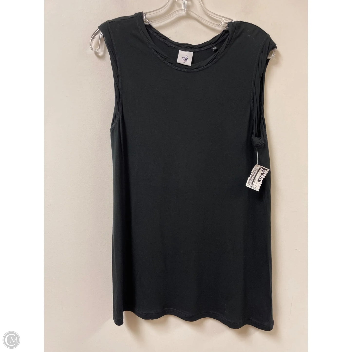 Top Sleeveless By Cabi In Black, Size: M