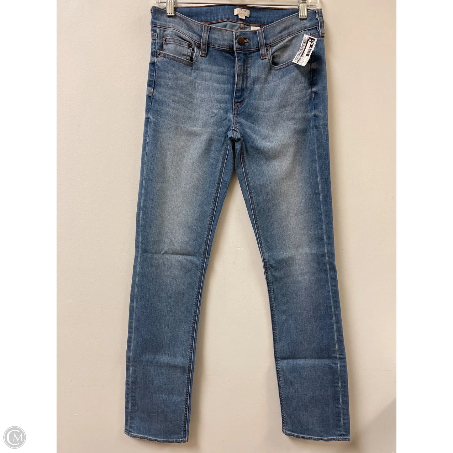 Jeans Straight By J. Crew In Blue Denim, Size: 2