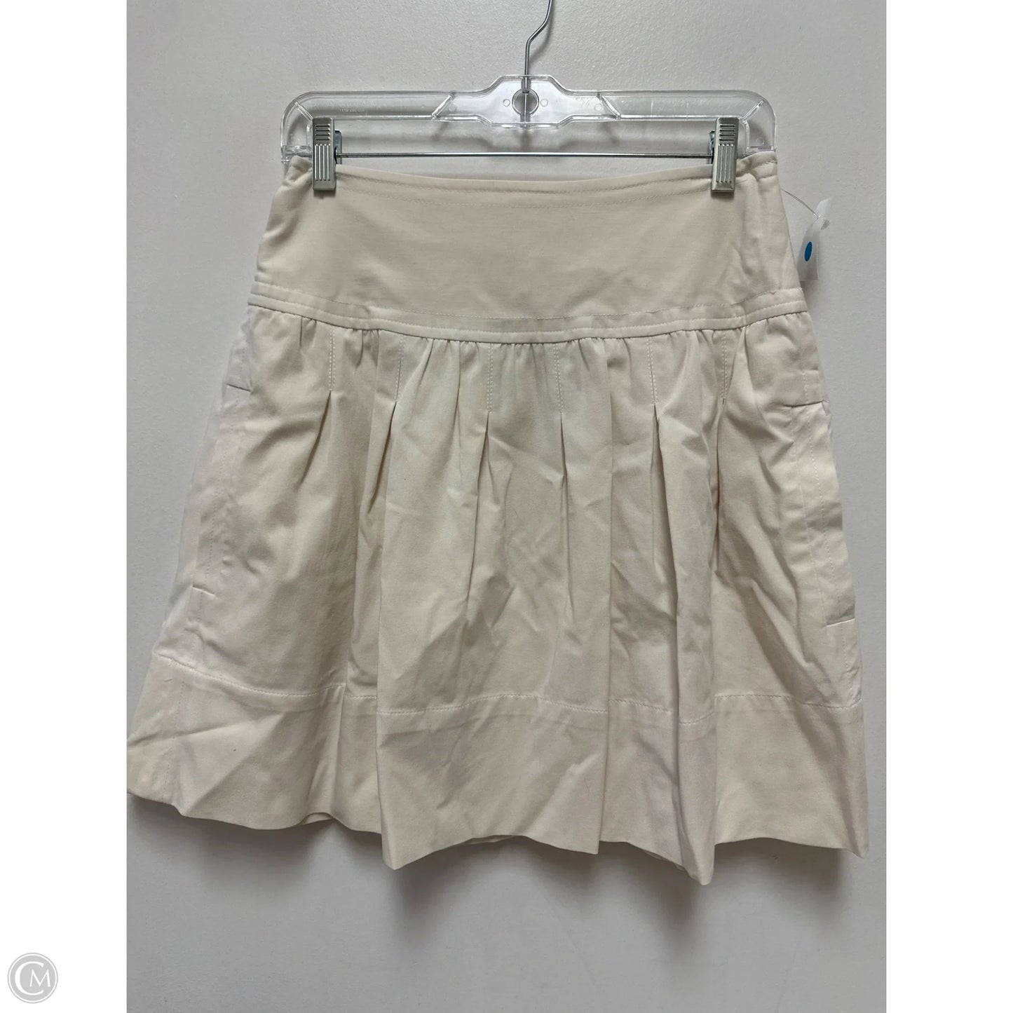 Skirt Midi By Bcbgmaxazria In Cream, Size: 6