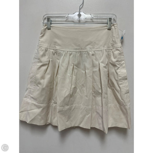 Skirt Midi By Bcbgmaxazria In Cream, Size: 6
