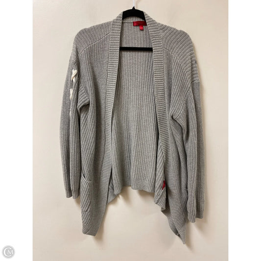 Cardigan By Jennifer Lopez In Grey, Size: L