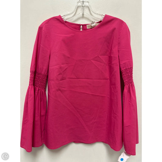 Top Long Sleeve By Michael By Michael Kors In Pink, Size: S