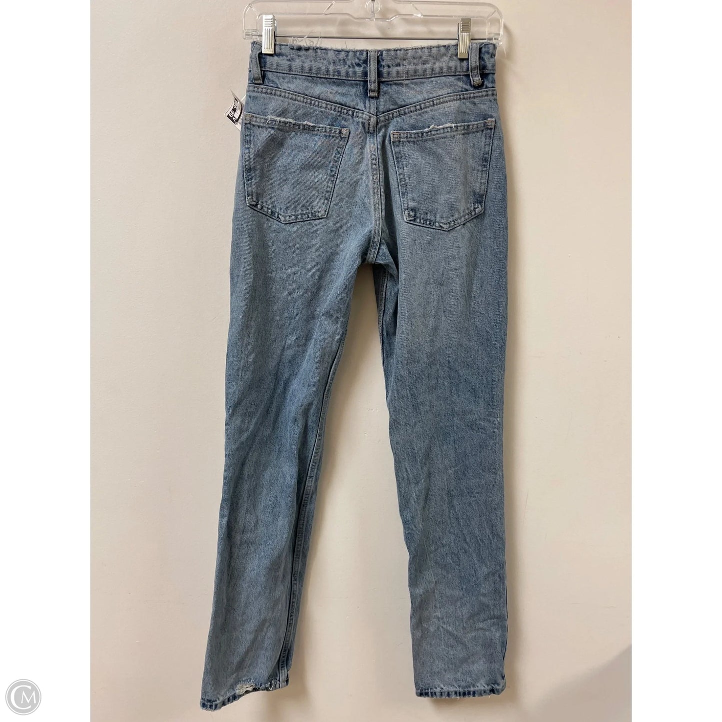 Jeans Straight By Zara In Blue Denim, Size: 2