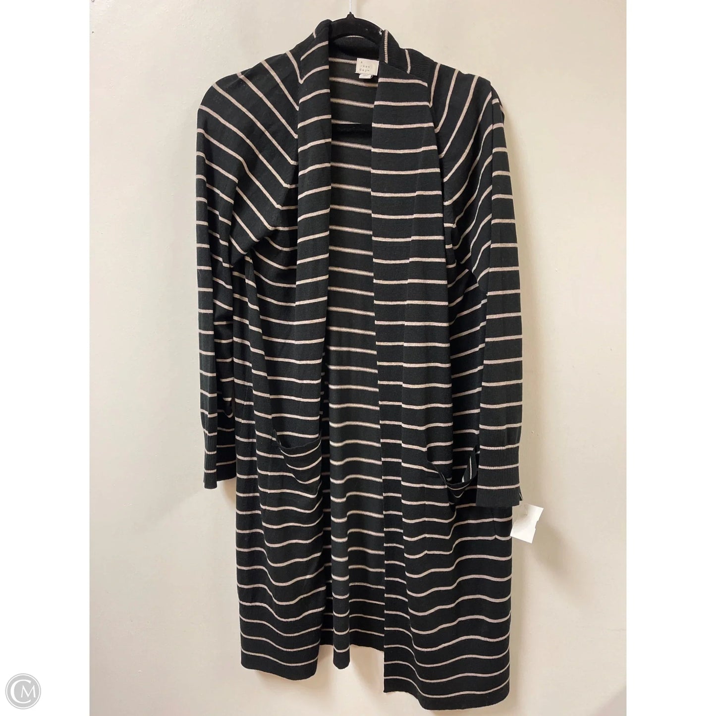 Cardigan By A New Day In Black & Cream, Size: L