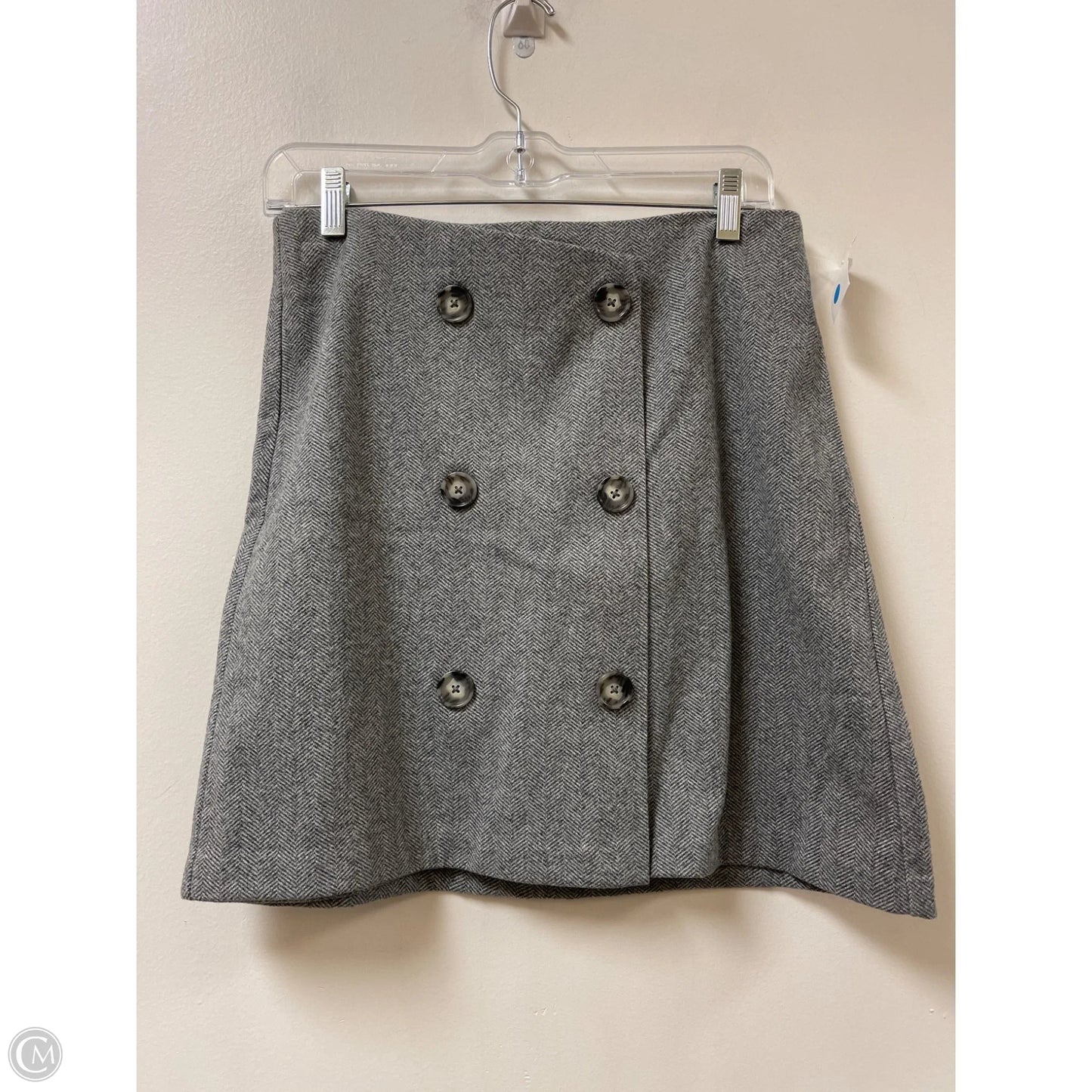 Skirt Midi By Loft In Grey, Size: 2
