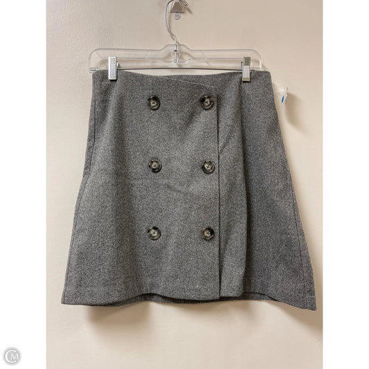 Skirt Midi By Loft In Grey, Size: 2