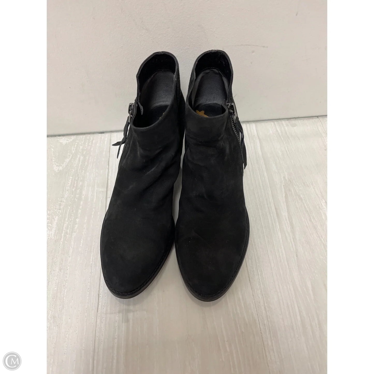 Boots Ankle Heels By Sam Edelman In Black, Size: 8