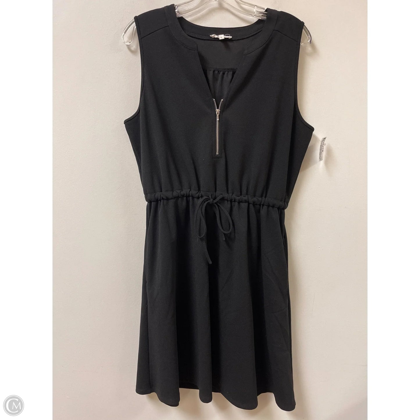 Dress Casual Midi By Maurices In Black, Size: L