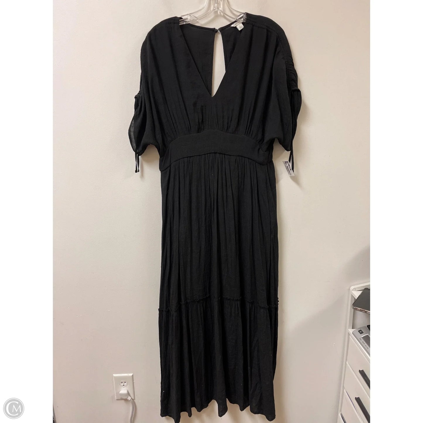 Dress Casual Maxi By Cato In Black, Size: L