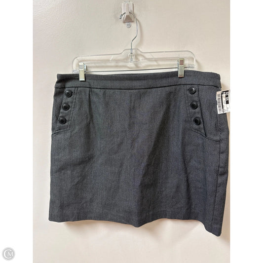 Skirt Midi By Cato In Grey, Size: 16
