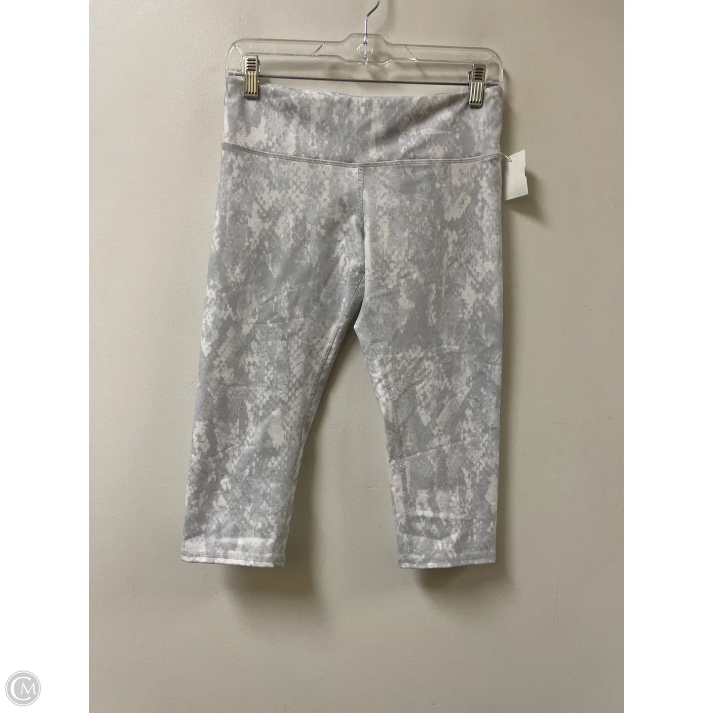 Athletic Leggings Capris By Alo In Grey, Size: S