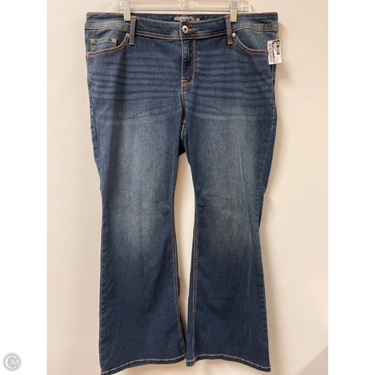 Jeans Boot Cut By Torrid In Blue Denim, Size: 18
