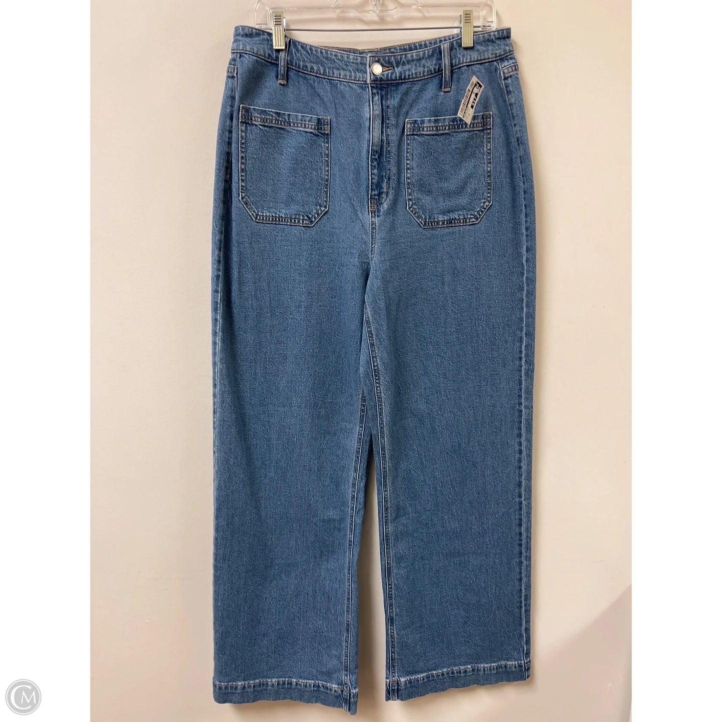 Jeans Wide Leg By On 34th In Blue Denim, Size: 14
