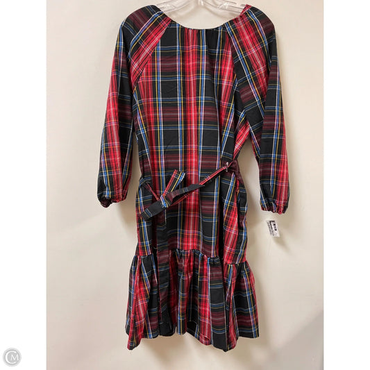 Dress Casual Midi By Draper James In Plaid Pattern, Size: Xl