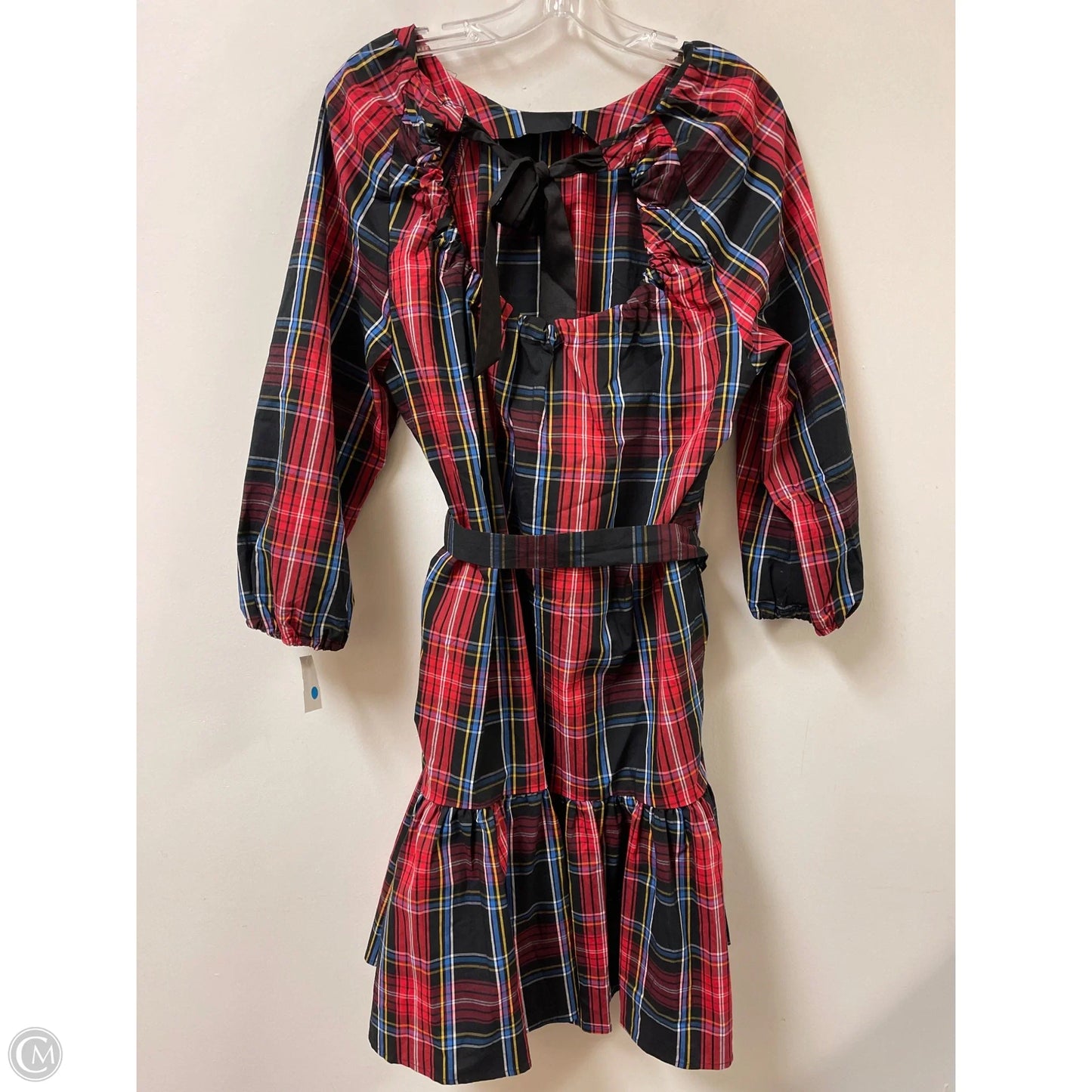 Dress Casual Midi By Draper James In Plaid Pattern, Size: Xl